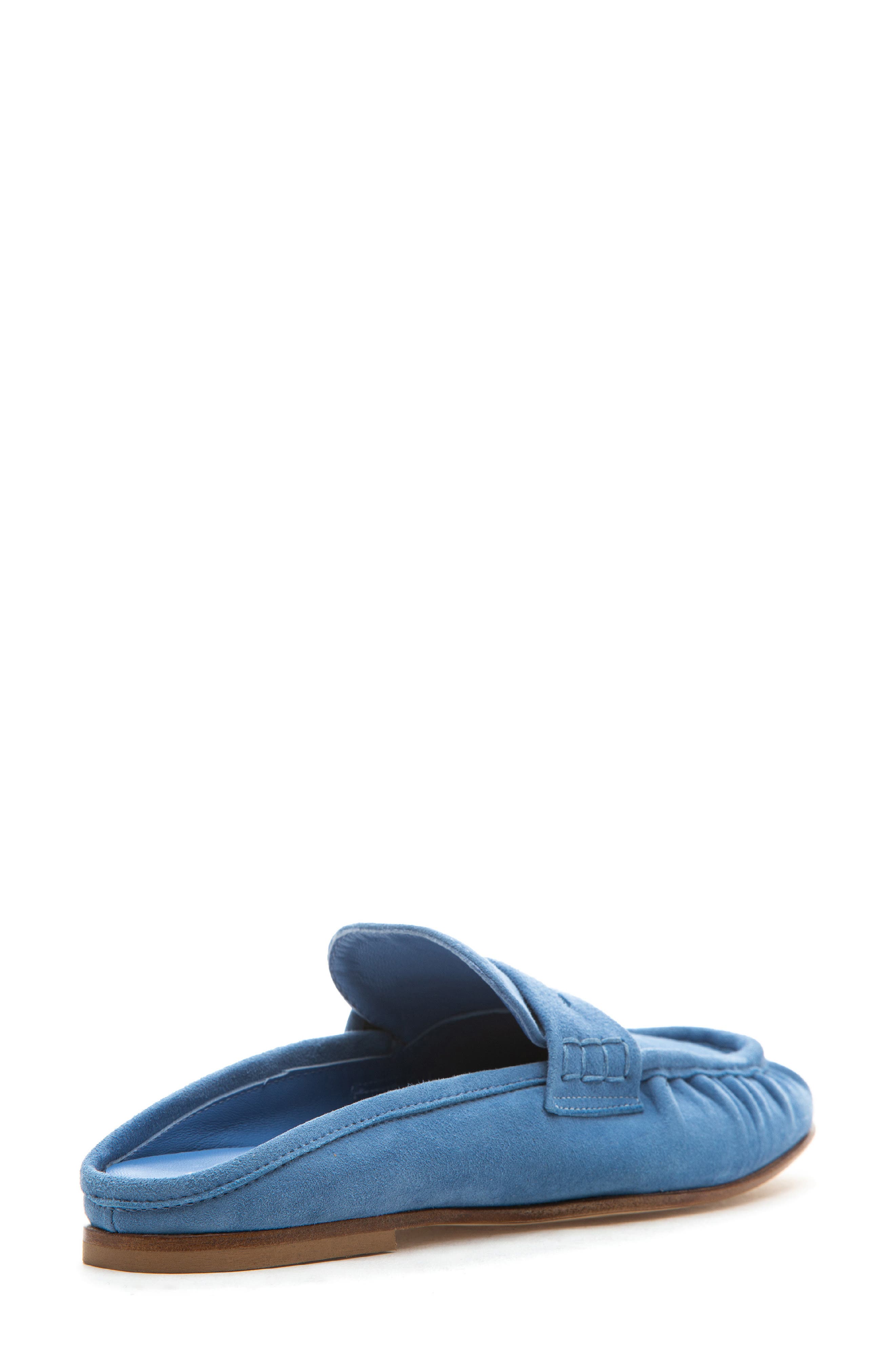 Vivien Penny Loafer Mule, Alternate, color, BLUE