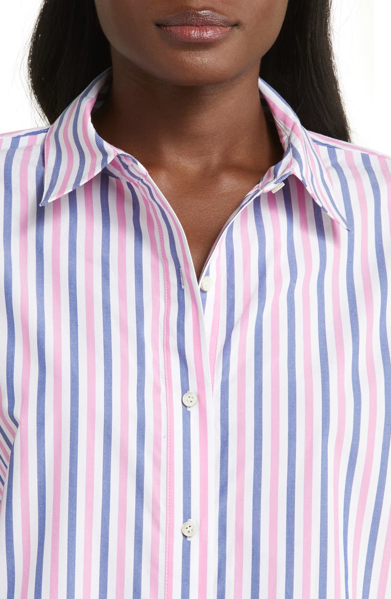 Favorite Daughter Ex-Boyfriend Stripe Button-Up Shirt, Alternate, color, 
