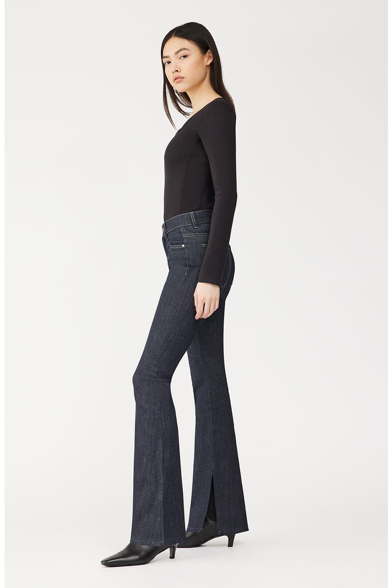 Bridget Bootcut Jeans, Alternate, color, INDIGO COATED