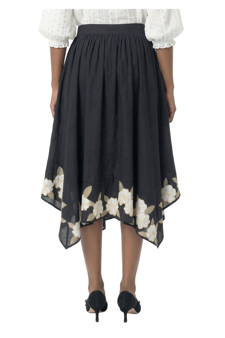 Gia Floral Skirt, Alternate, color, BLACK MULTI