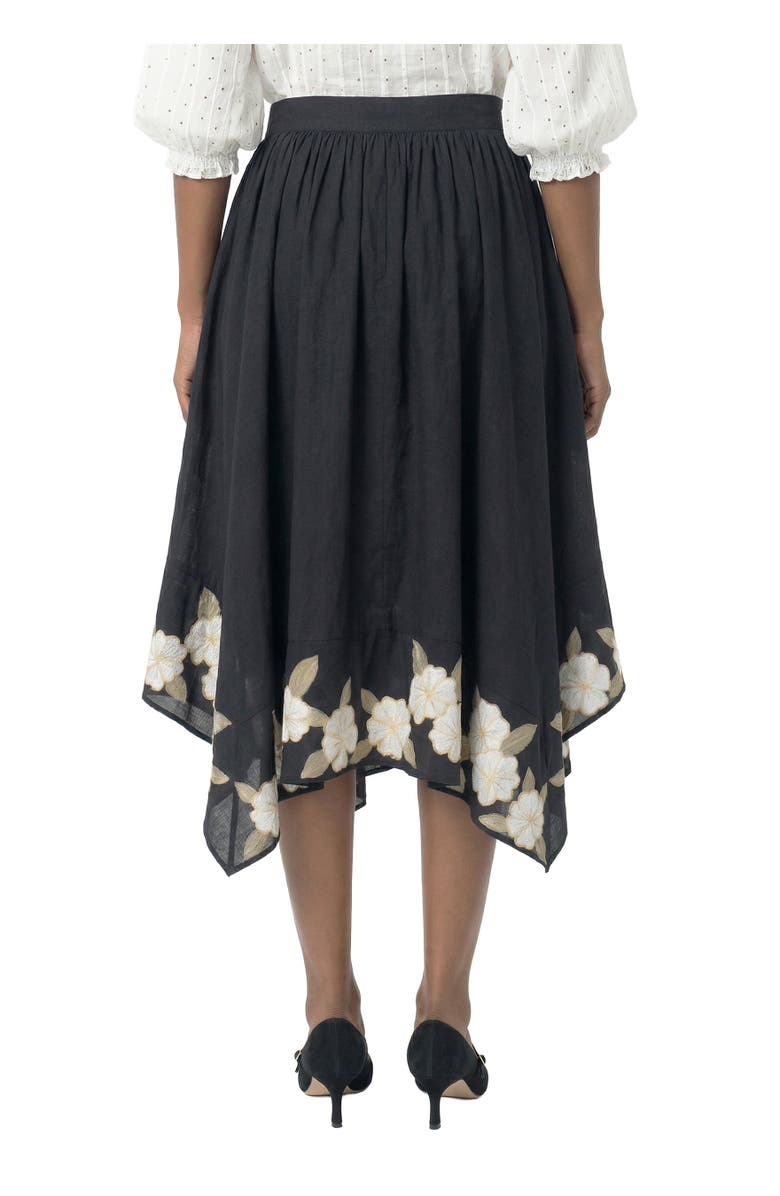 AREA STARS Gia Floral Skirt, Alternate, color, Black Multi