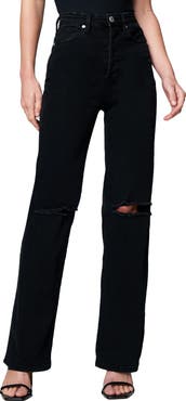 BLANKNYC Franklin High Waist Wide Leg Jeans