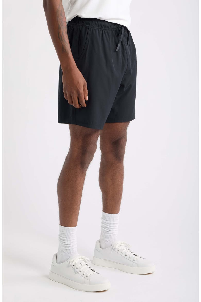 Tempo Tech Shorts, Alternate, color, BLACK