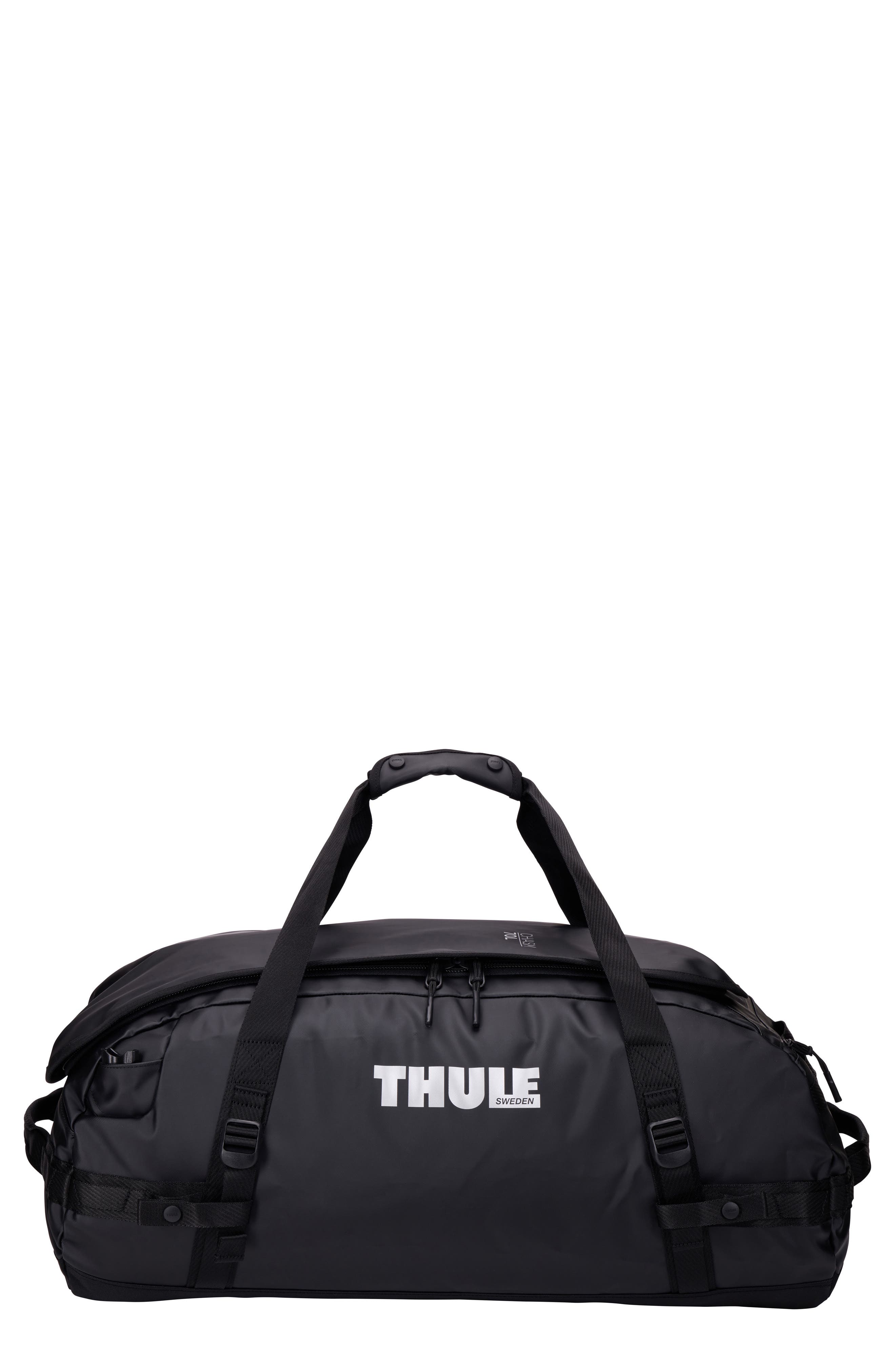 Thule Chasm 70L Duffle Bag, Main, color, Black