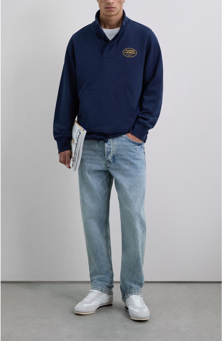 Scalpers Residencehighneck Sweater, Alternate, color, Darknavy