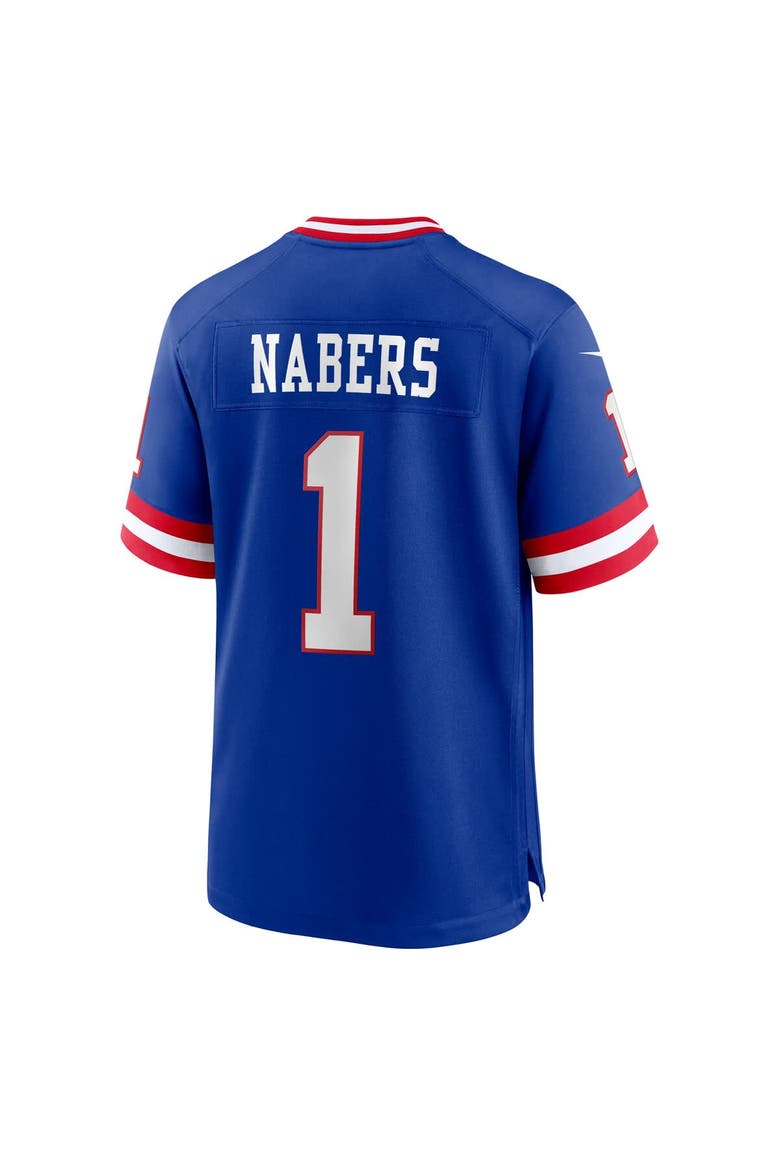 Men's Nike Malik Nabers Royal New York Giants Game Player Jersey, Alternate, color, Royal