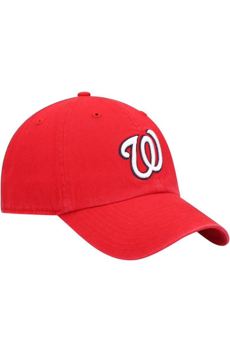 '47 Men's '47 Red Washington Nationals Clean Up Adjustable Hat, Alternate, color, 