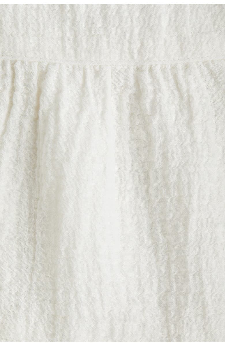 H&M Cotton Muslin Dress, Alternate, color, White