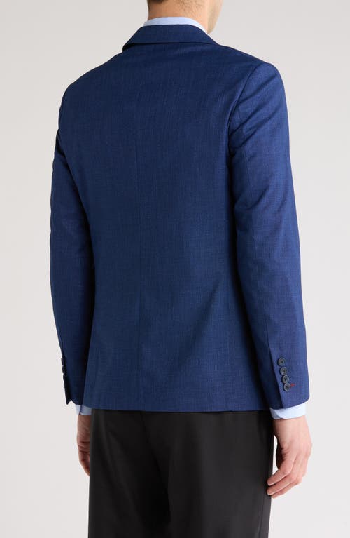 Tom Baine Performance Sport Coat In Med Blue