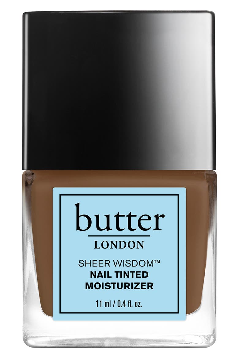 'Sheer Wisdom™' Nail Tinted Moisturizer, Main, color, DEEP