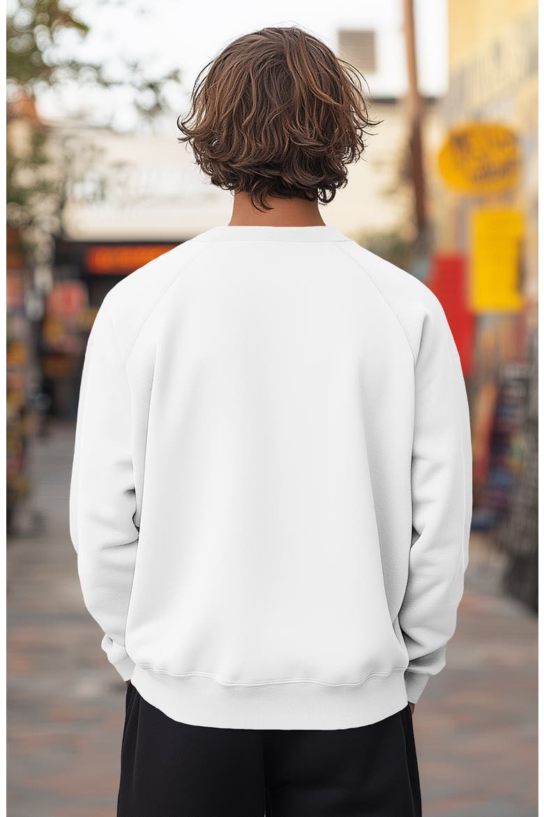 Astronaut Fleece Sweatshirt, Alternate, color, White