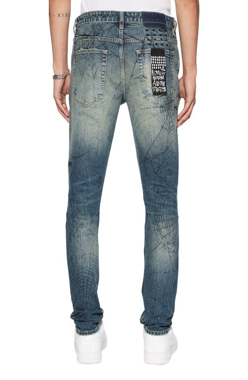 KSUBI KSUBI VAN WINKLE GASOLINE LINES SKINNY JEANS
