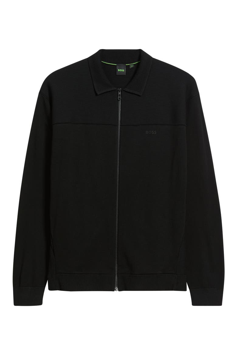 Network Full Zip Jacket, Main, color, BLACK