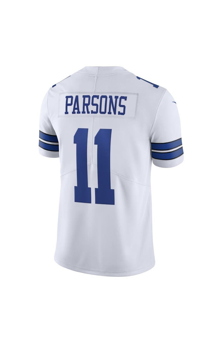 Nike Men's Nike Micah Parsons White Dallas Cowboys Vapor Limited Jersey, Alternate, color, 