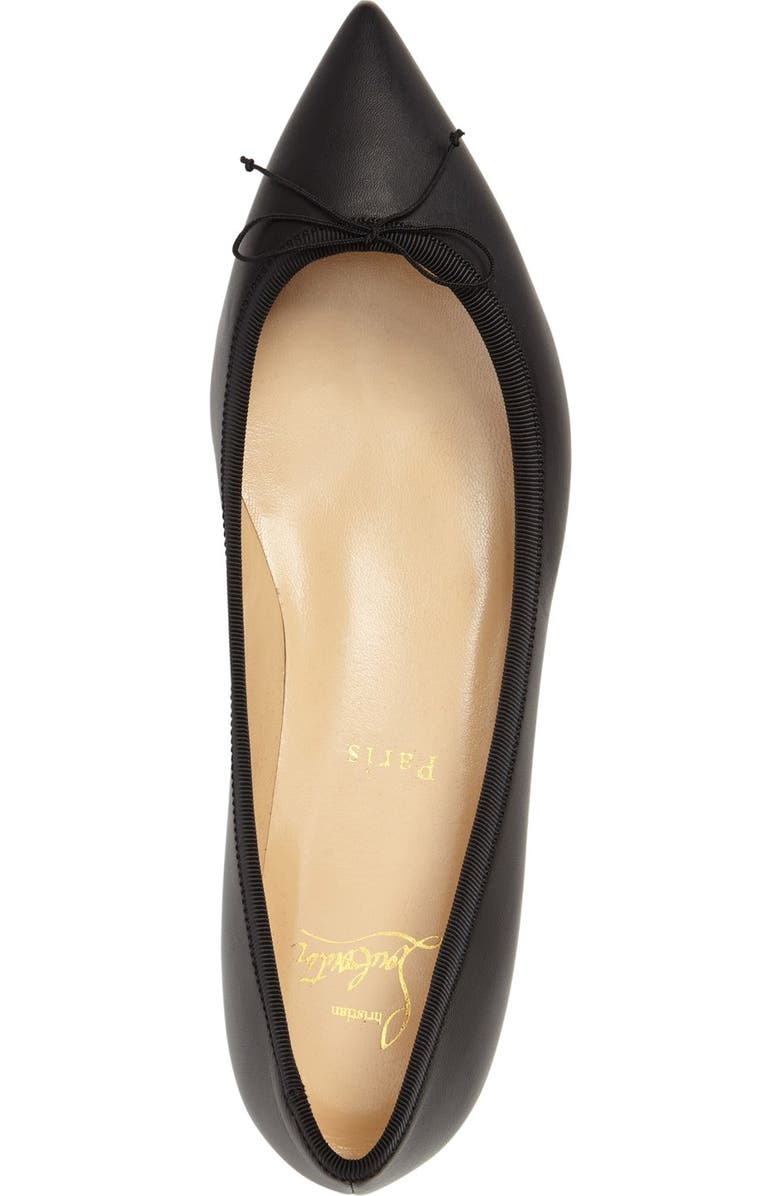 Christian Louboutin Solasofia Pointy Toe Flat, Alternate, color,