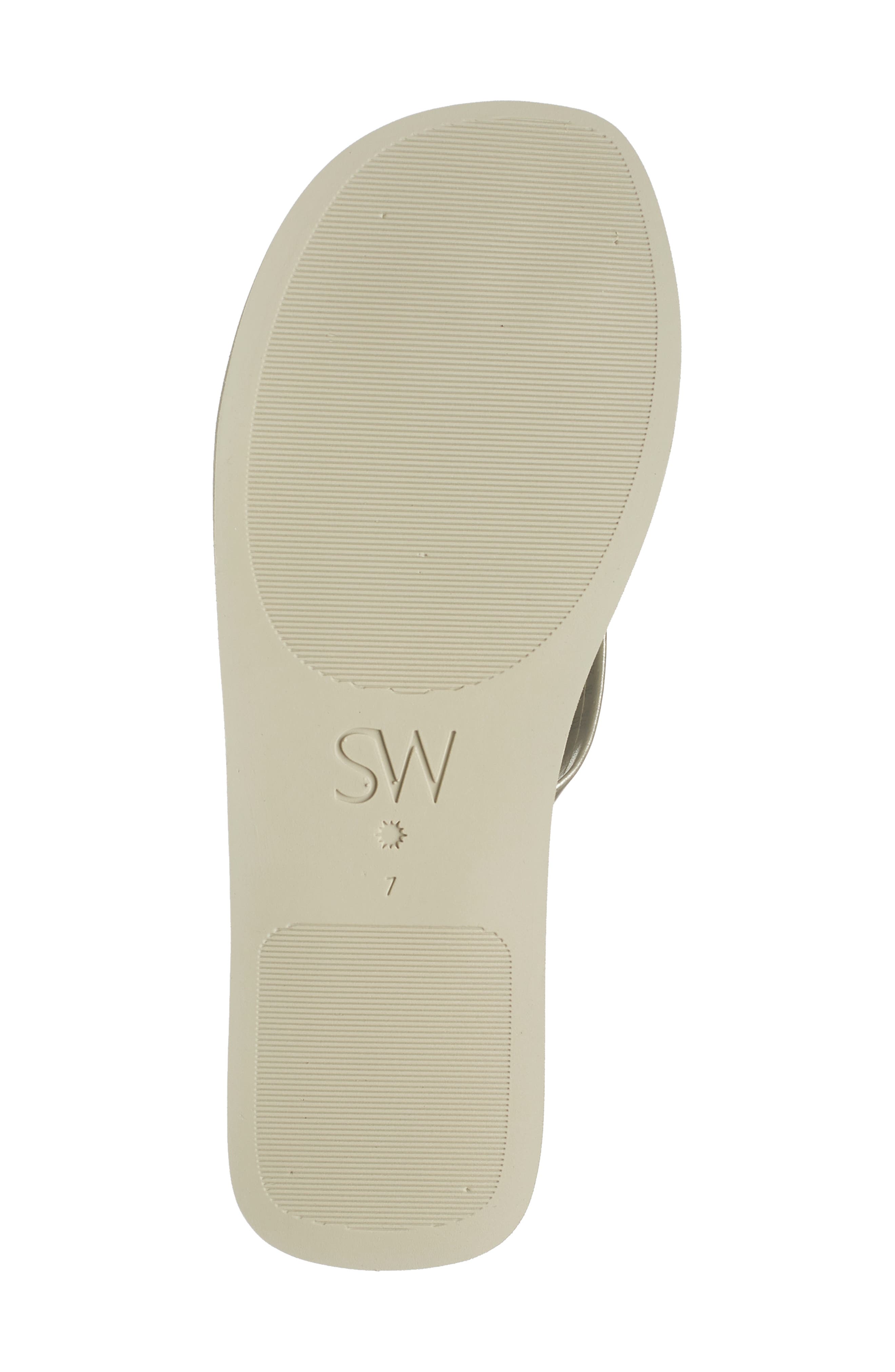 SW Crystal Thong Sandal, Alternate, color, PLATINO