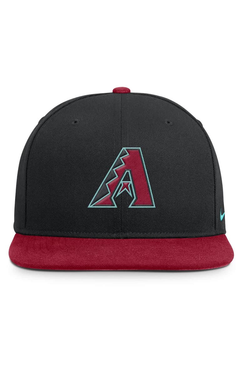 Nike Men's Nike Black/Red Arizona Diamondbacks Primetime Pro Dri-FIT Snapback Hat, Alternate, color, Black