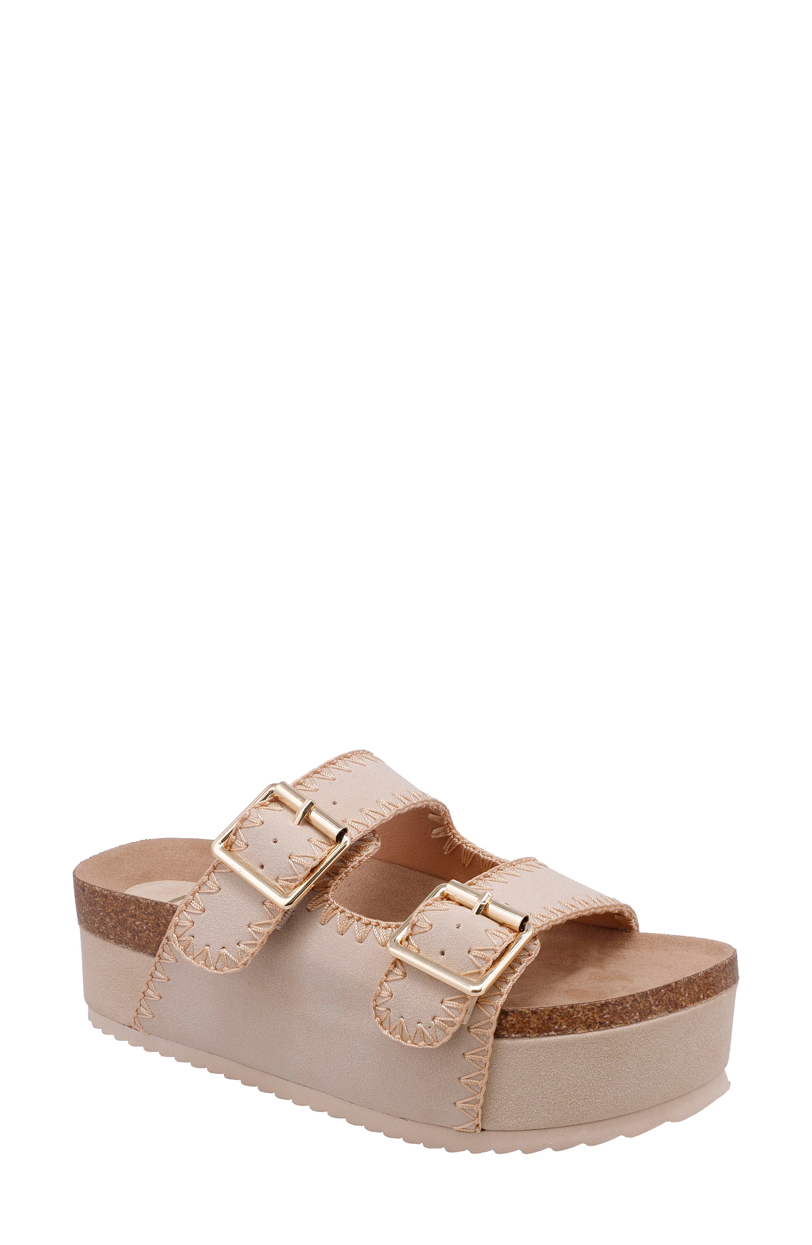 MIA Bowie Platform Slide Sandal, Main, color, 