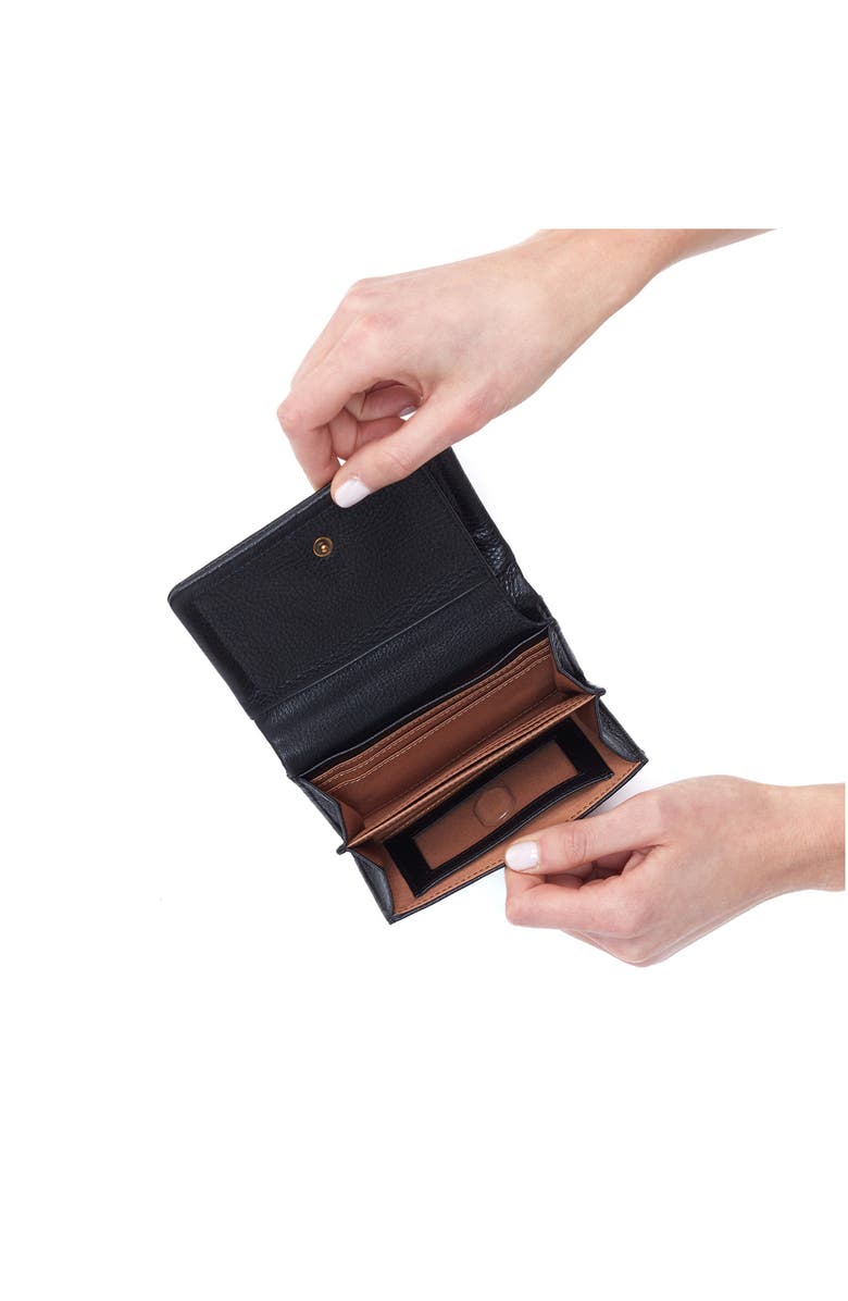 HOBO Lumen Medium Leather Wallet, Alternate, color,