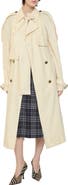Burberry Long Canvas Trerose Trench Coat