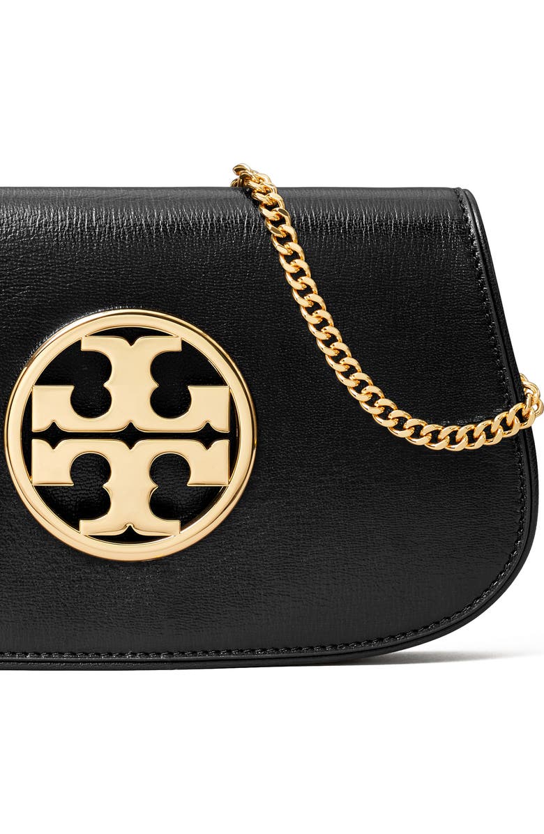 Tory Burch Reva Leather Clutch, Alternate, color,