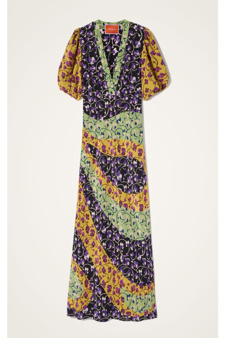 Marlene Dress, Alternate, color, Honeysuckle Tricolor Yellow
