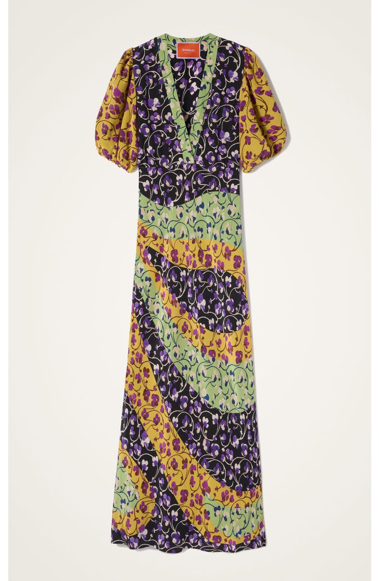 La DoubleJ Marlene Dress, Alternate, color, Honeysuckle Tricolor Yellow