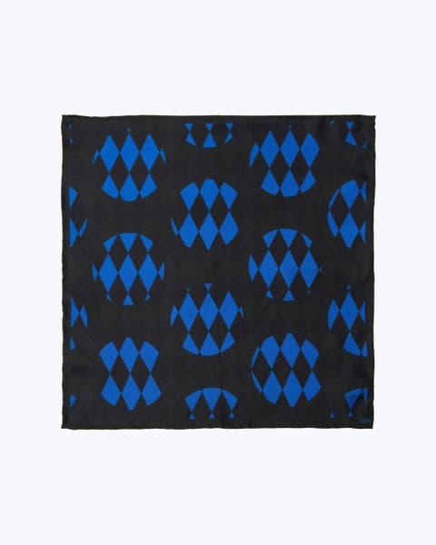Diamond Silk Twill Pocket Square