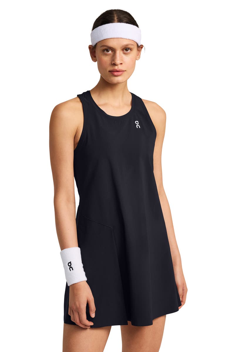 On Court Sport Dress, Alternate, color, Black