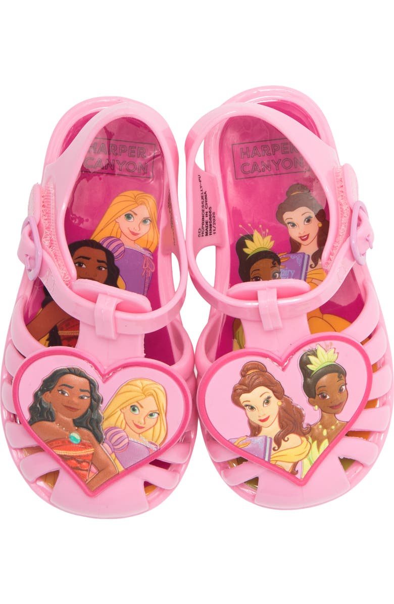 Harper Canyon Disney Princess Jelly Sandal, Alternate, color, Pink