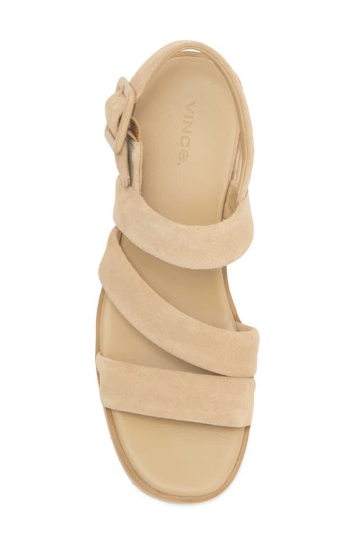 Vince Skylar Platform Sandal In Dune