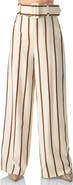 IVONNE Striped Wide-Leg Pants