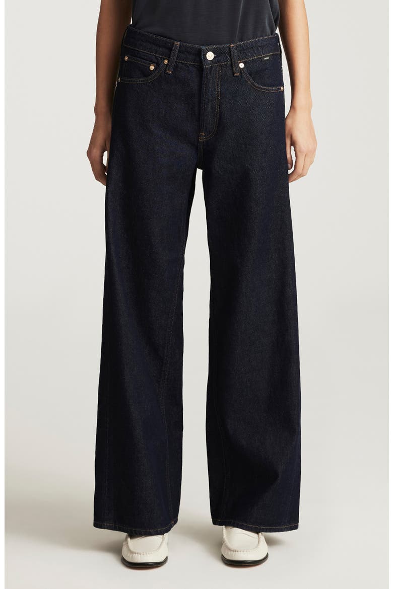 Siena High Waist Ankle Wide Leg Jeans, Main, color, RINSE CLASSIC DENIM
