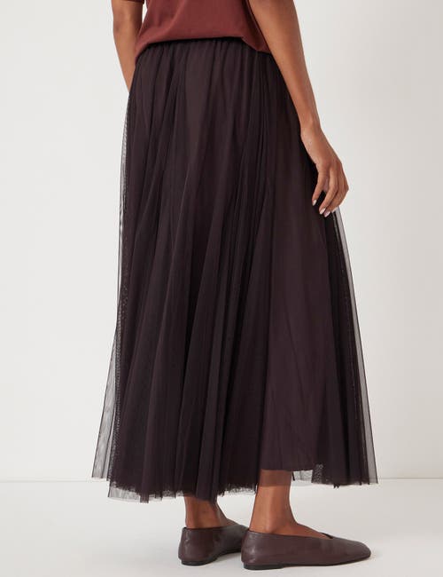 Hush Millie Tulle Maxi Skirt In Black