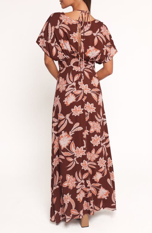 Petal And Pup Petal & Pup Yolande Plunge Maxi Dress In Multi