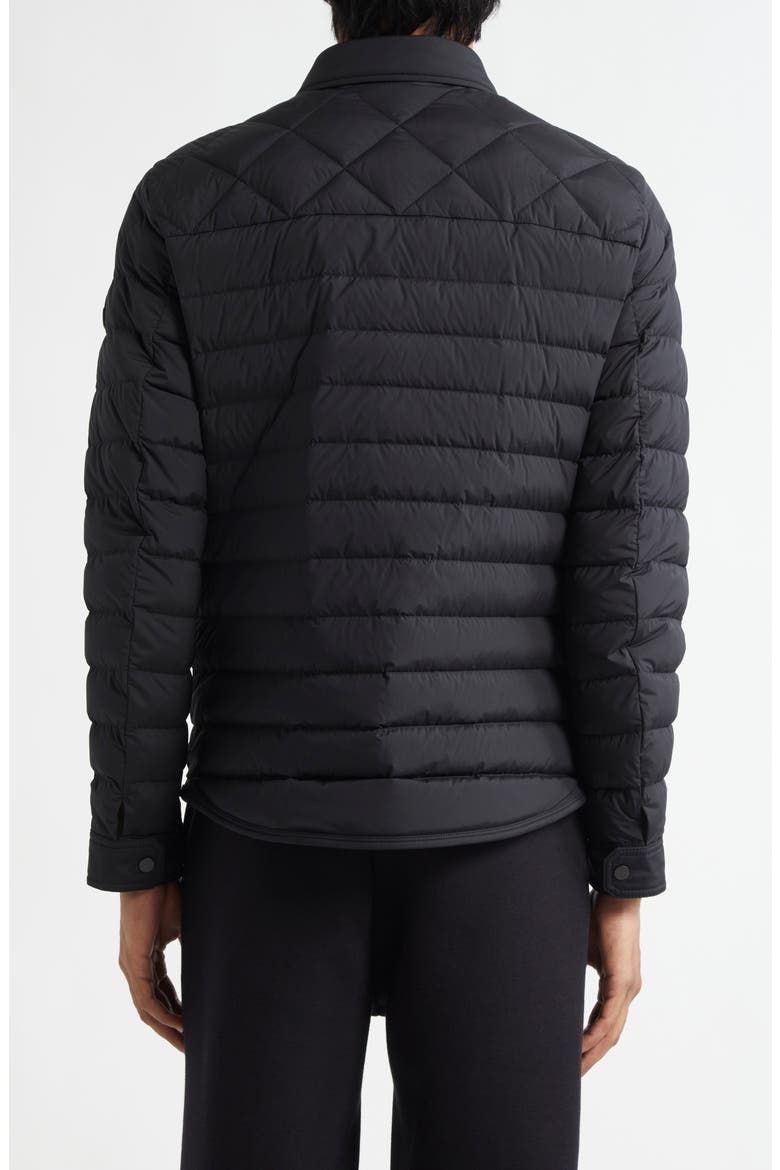 Iseran Quilted Down Jacket, Alternate, color, BLACK