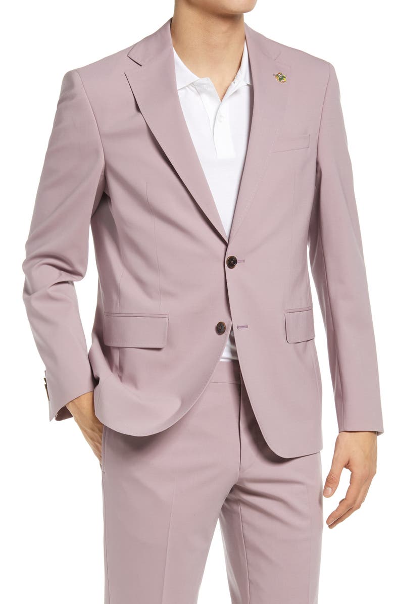 Ted Baker London Roger Slim Fit Stretch Wool Suit, Alternate, color,