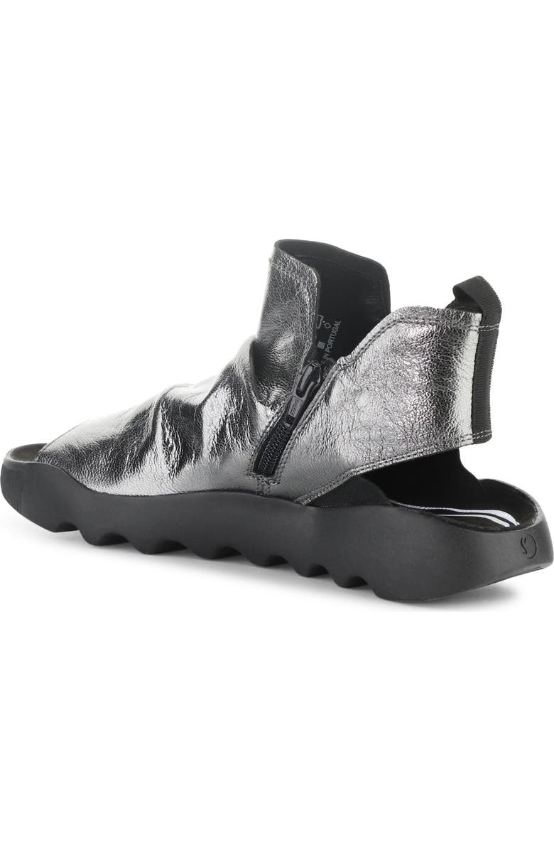 Softinos by Fly London Wish Platform Wedge Sandal, Alternate, color, Graphite