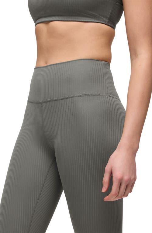 Prana Luxara Rib Leggings In Gray
