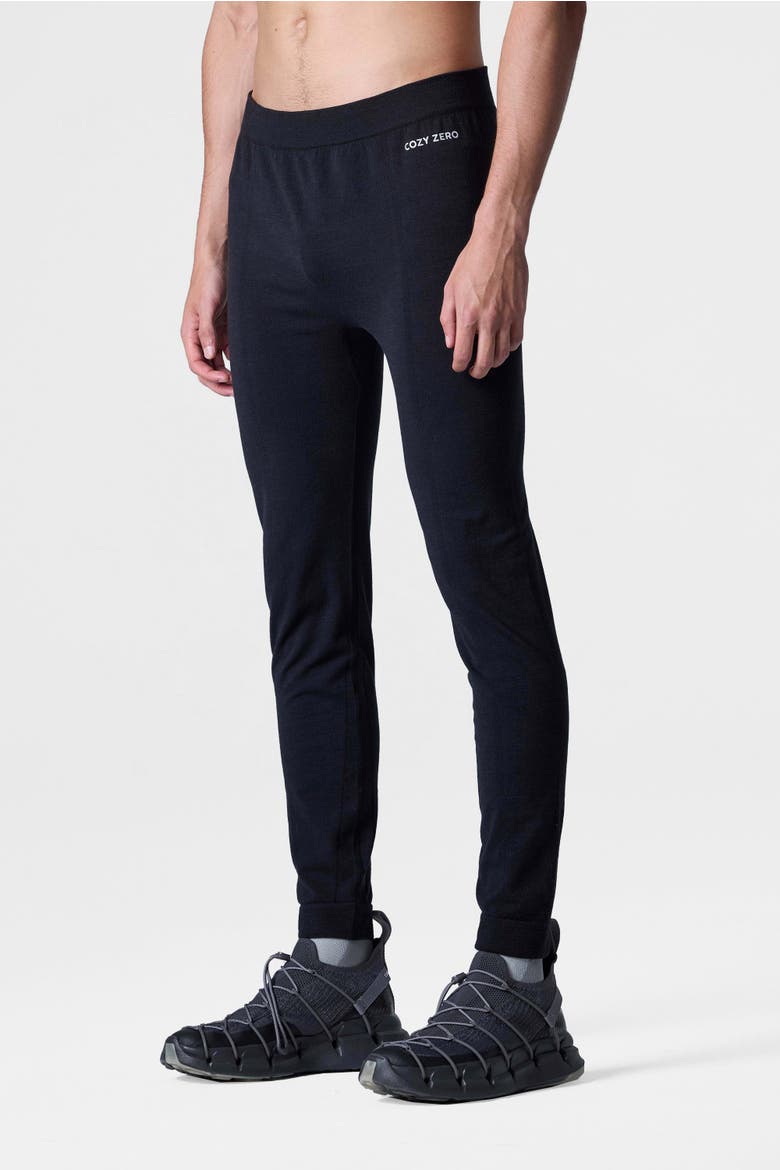 Tech Merino Base Layer Slim Fit Jogger, Alternate, color, Black