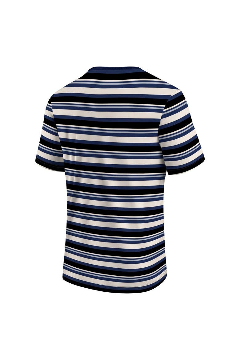 Men's Fanatics Branded Navy Sporting Kansas City Shot Clock Stripe T-Shirt, Alternate, color, Navy