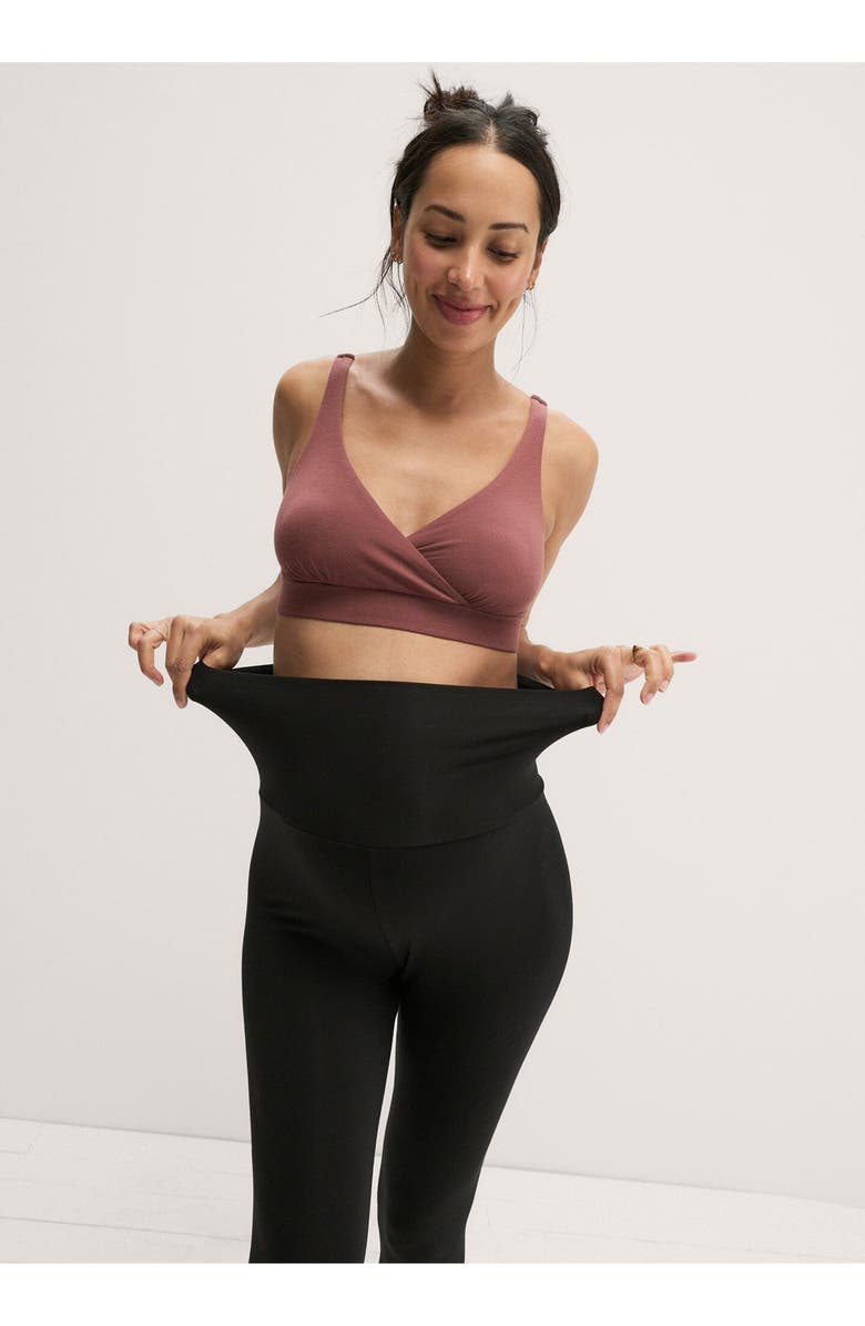 HATCH The Ultra Soft Before, During, 
After Maternity Leggings, Alternate, color, Black