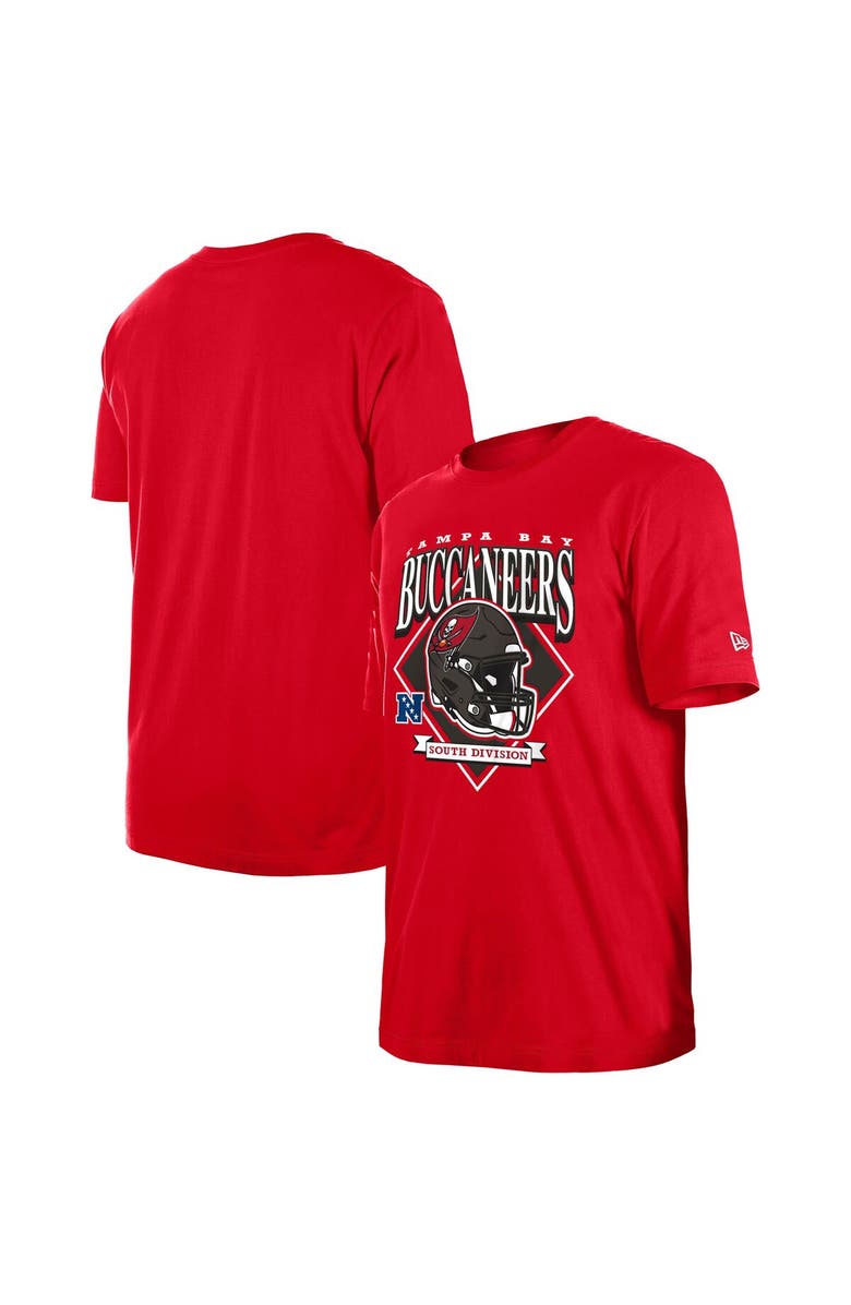 New Era Men's New Era Red Tampa Bay Buccaneers Team Logo T-Shirt, Main, color, Red