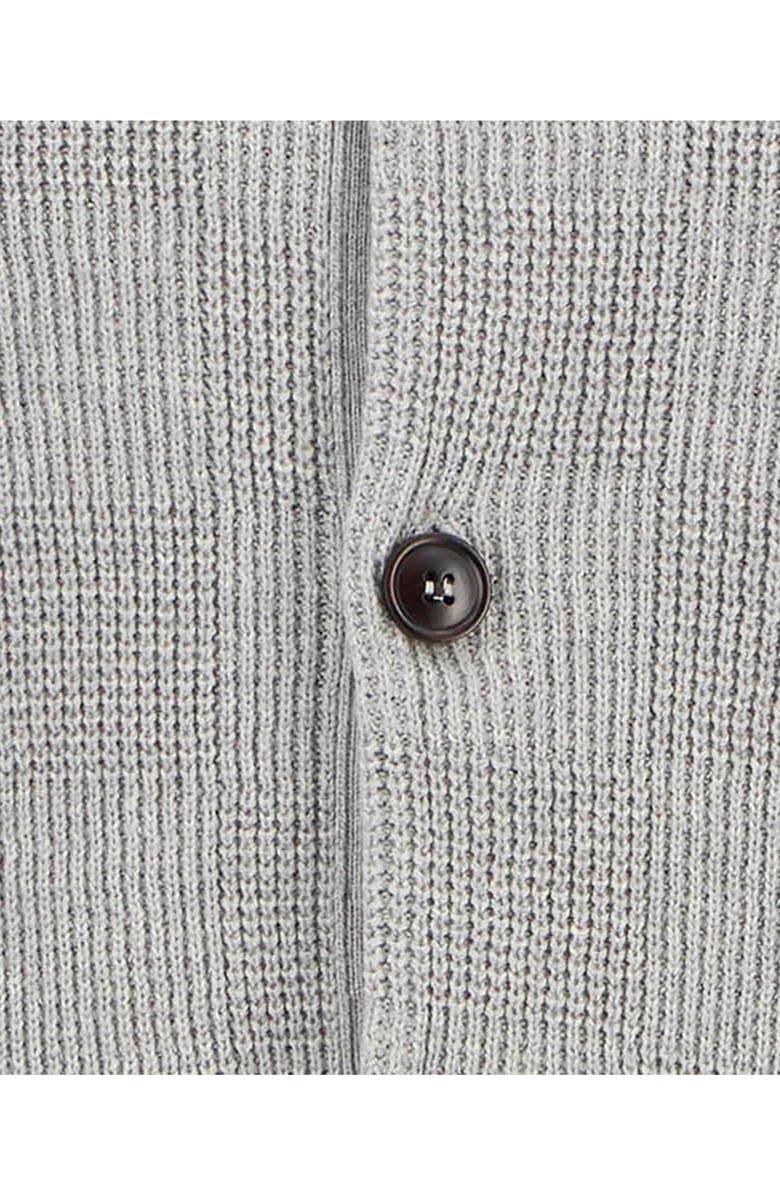 Barbour Falton Check Cardigan, Alternate, color, Grey Marl