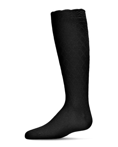 Double Diamond Knee High Socks