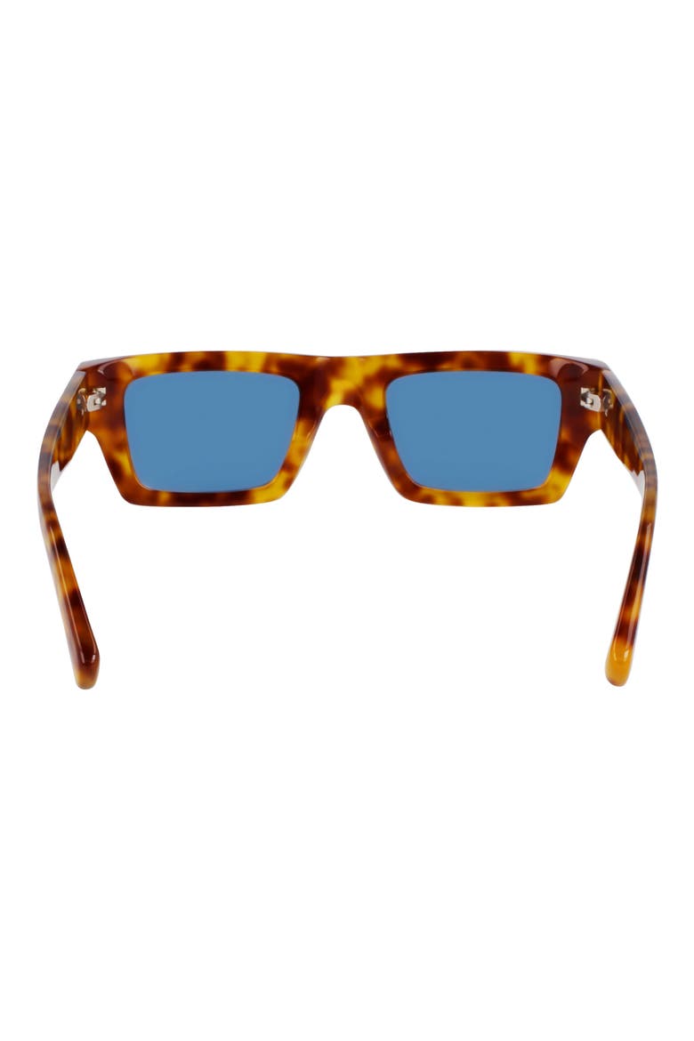 Prisma 50mm Rectangular Sunglasses, Alternate, color, BLONDE TORTOISE