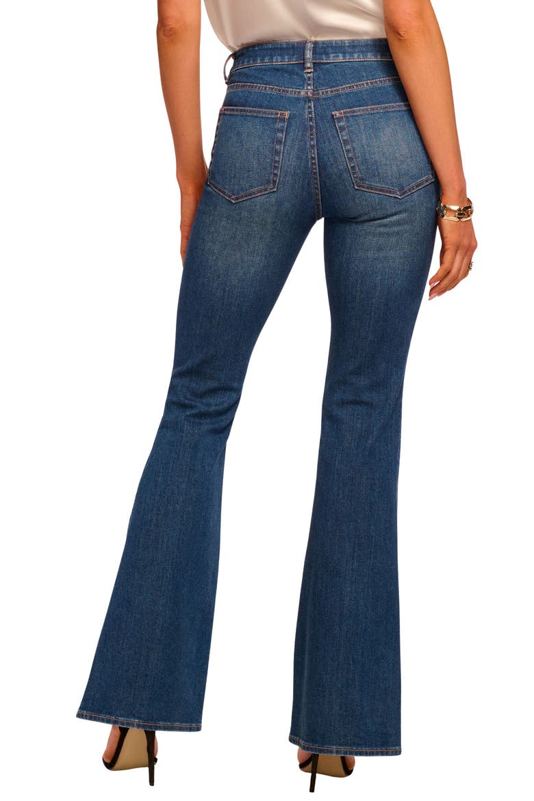 Helena High Waist Flare Leg Jeans, Alternate, color, MEDIUM WASH