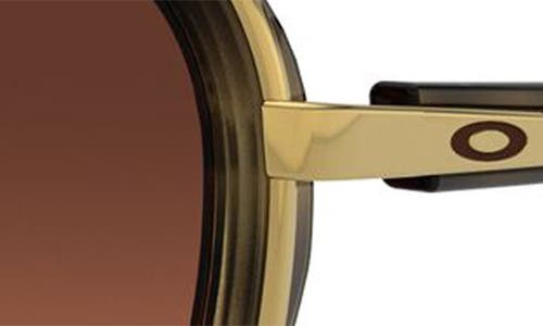 Oakley Split Time 58mm Prizm™ Pilot Sunglasses In Brown Tortoise/prizm Brown