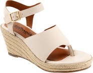 SoftWalk® Hilo Ankle Strap Espadrille Platform Wedge Sandal