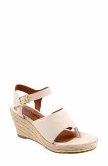 SoftWalk® Hilo Ankle Strap Espadrille Platform Wedge Sandal